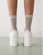 Koi Tira Ruffle Mary Janes Porcelain Delights Edition