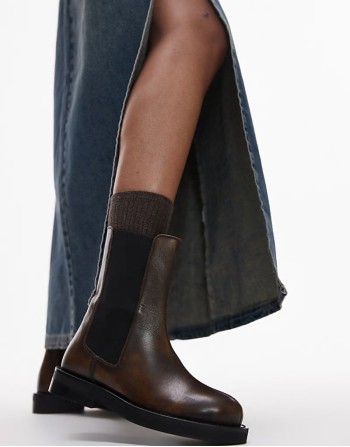 Lana leather chelsea boots
