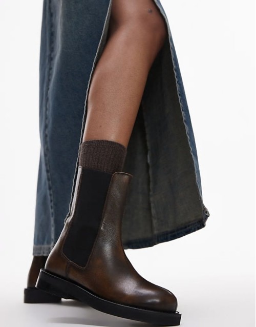 Lana leather chelsea boots