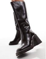 Mayah knee boots in brown