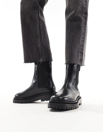 Dana chelsea loafer in black leather