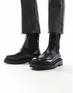 Dana chelsea loafer in black leather